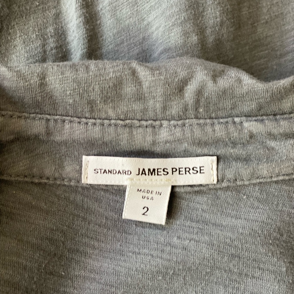 Standard James Perse navy blue sheer slub side Size 2 - Picture 12 of 14
